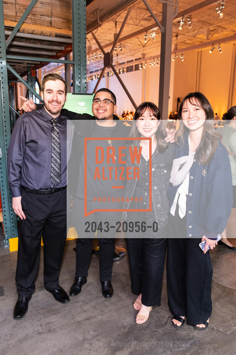 Mark Sisk, Christian Cánovas, Michelle Park, Allison Jay, One Big Table 2022, San Francisco/Marin Food Bank. 900 Pennsylvania Ave, SAN FRANCISCO, CA 94112, October 22nd, 2022, Photo #2043-20956-0 Mark Sisk, Christian Cánovas, Michelle Park, Allison Jay, Photo #2043-20956-0