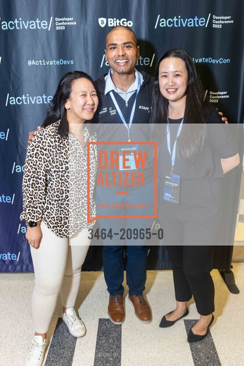 Elaine Ly, Akshay Thakur, Ping Chang, BitGo Activate, Computer History Museum. 1401 N Shoreline Blvd, Mountain View, CA 94043 US, October 25th, 2022, Photo #3464-20965-0 Elaine Ly, Akshay Thakur, Ping Chang, Photo #3464-20965-0
