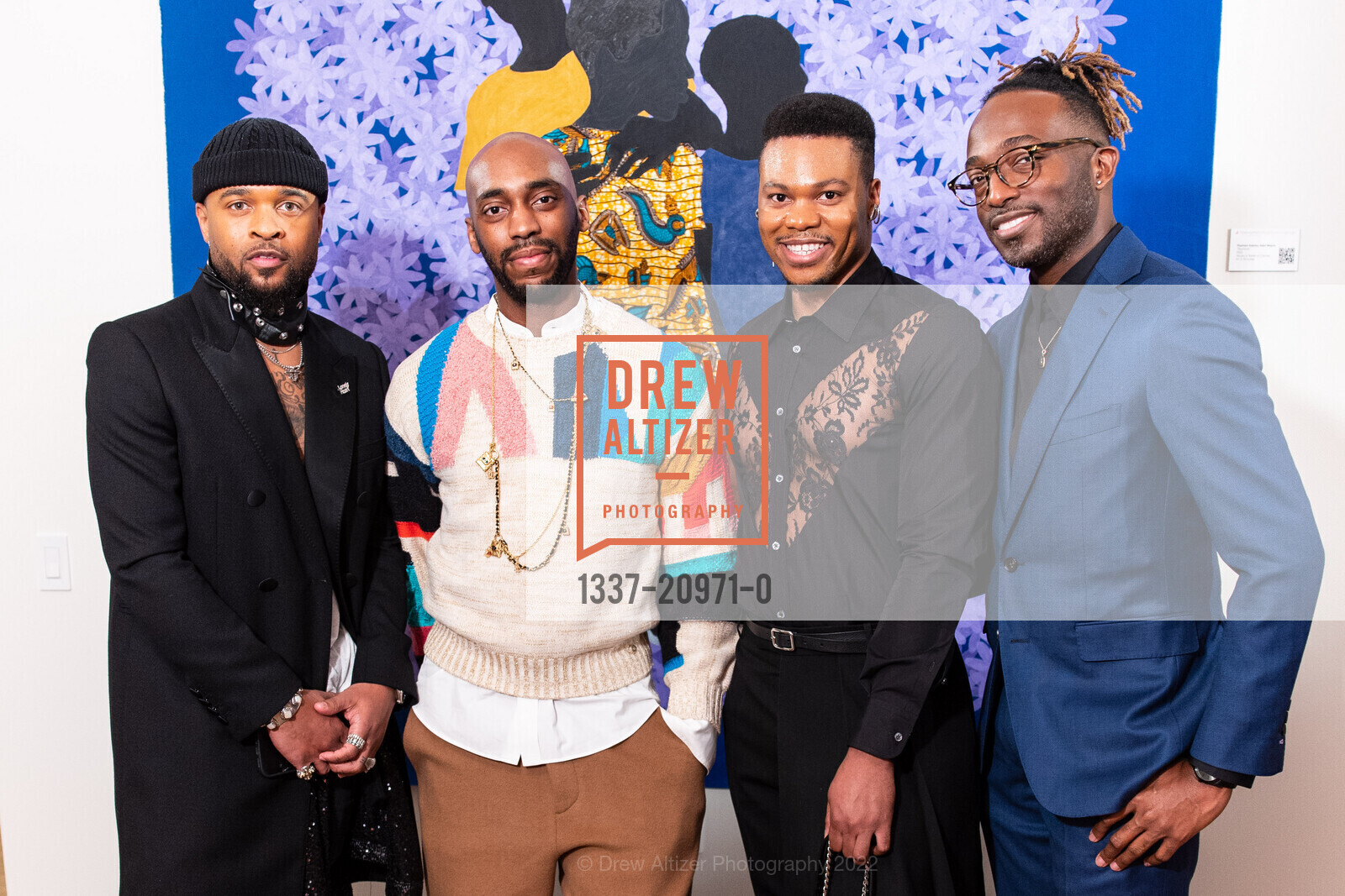 Quintin Conwright, DeMarquis Young, Tremaine Wheaton, Andrew Collins, BOND AND LVMH VIP Event, The Four Seasons Residences. 706 Mission St, SF, CA 94103 US, October 27th, 2022, Photo #1337-20971-0 Quintin Conwright, DeMarquis Young, Tremaine Wheaton, Andrew Collins, Photo #1337-20971-0