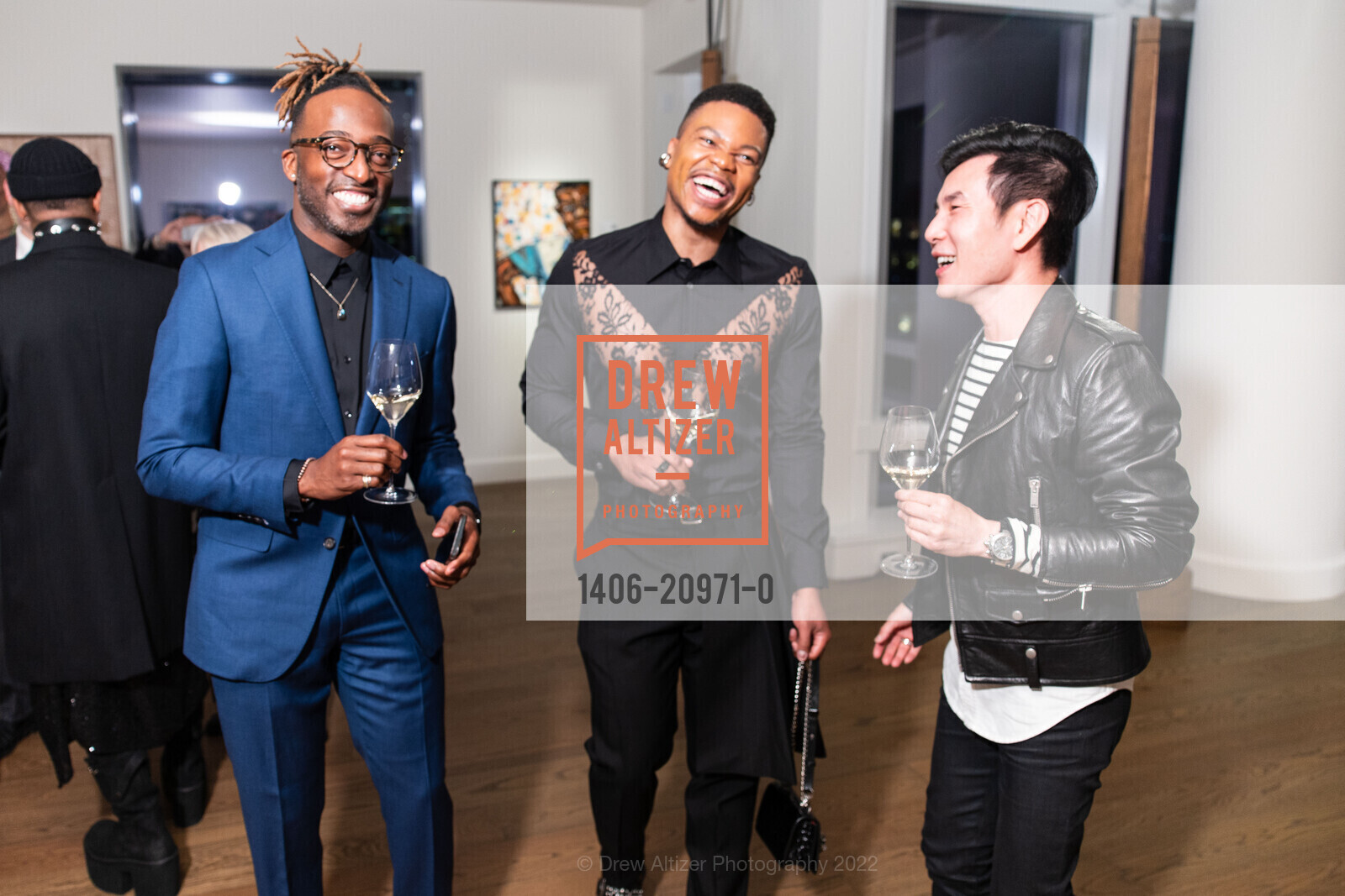 Andrew Collins, Tremaine Wheaton, Scott Truong, BOND AND LVMH VIP Event, The Four Seasons Residences. 706 Mission St, SF, CA 94103 US, October 27th, 2022, Photo #1406-20971-0 Andrew Collins, Tremaine Wheaton, Scott Truong, Photo #1406-20971-0
