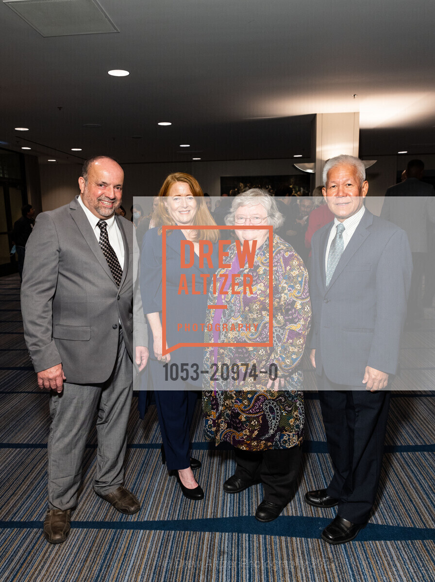 Joe Stark, Margi English, Kathleen Fourre, Wilfredo Lim, Brennan Award's Dinner, Hyatt Regency San Francisco. 5 Embarcadero Ctr, SF, CA 94111 US, October 27th, 2022, Photo #1053-20974-0 Joe Stark, Margi English, Kathleen Fourre, Wilfredo Lim, Photo #1053-20974-0
