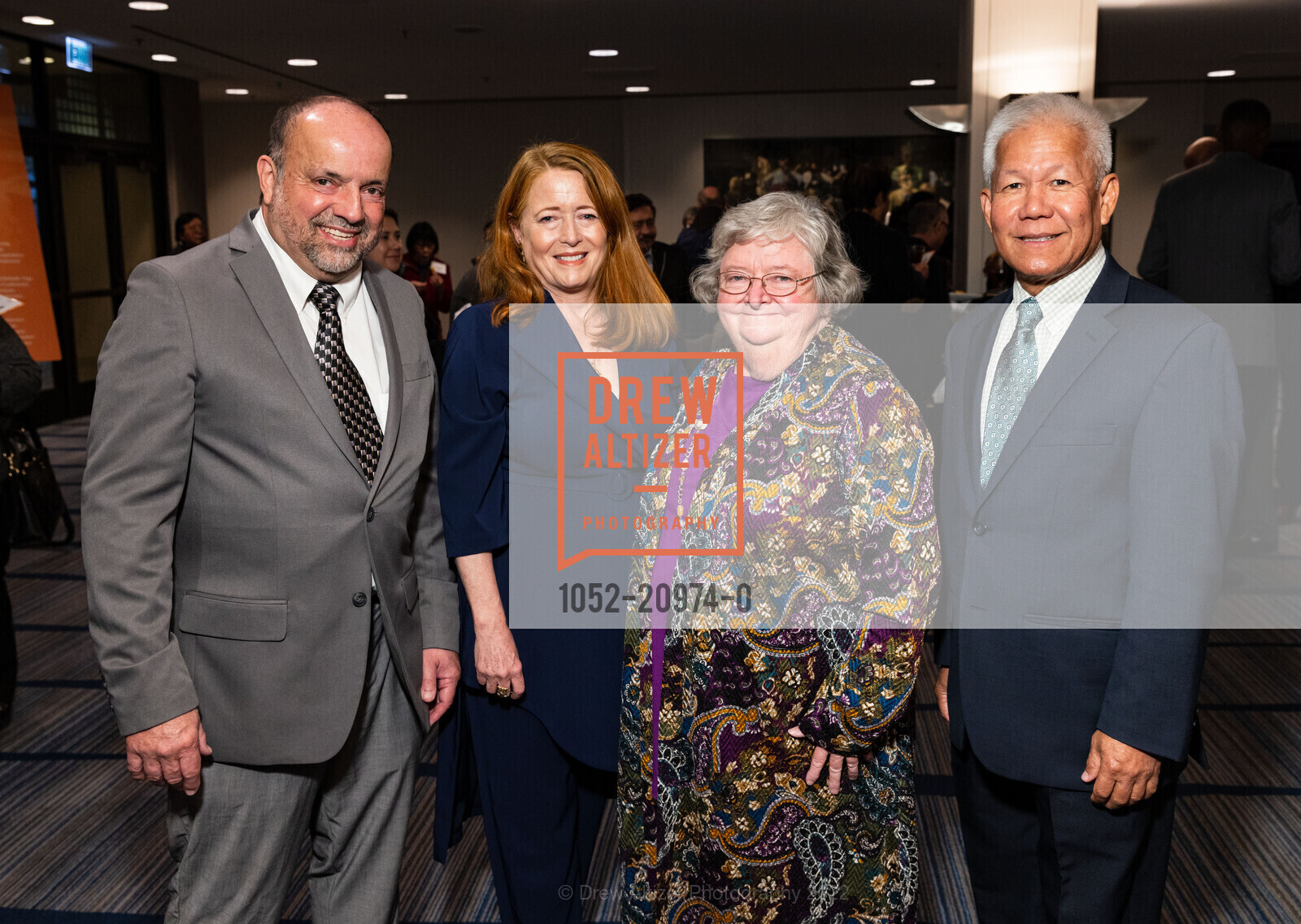 Joe Stark, Margi English, Kathleen Fourre, Wilfredo Lim, Brennan Award's Dinner, Hyatt Regency San Francisco. 5 Embarcadero Ctr, SF, CA 94111 US, October 27th, 2022, Photo #1052-20974-0 Joe Stark, Margi English, Kathleen Fourre, Wilfredo Lim, Photo #1052-20974-0