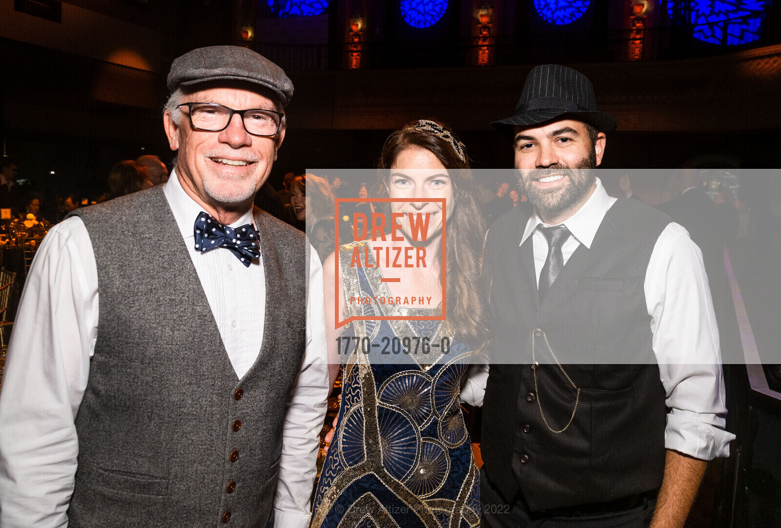 Sean McCarthy, Emily Fox, Matt Buner, A.C.T All Hallows’ Gala 2022, August Hall. 420 Mason Street, San Francisco, CA 94102 US, October 28th, 2022, Photo #1770-20976-0 Sean McCarthy, Emily Fox, Matt Buner, Photo #1770-20976-0