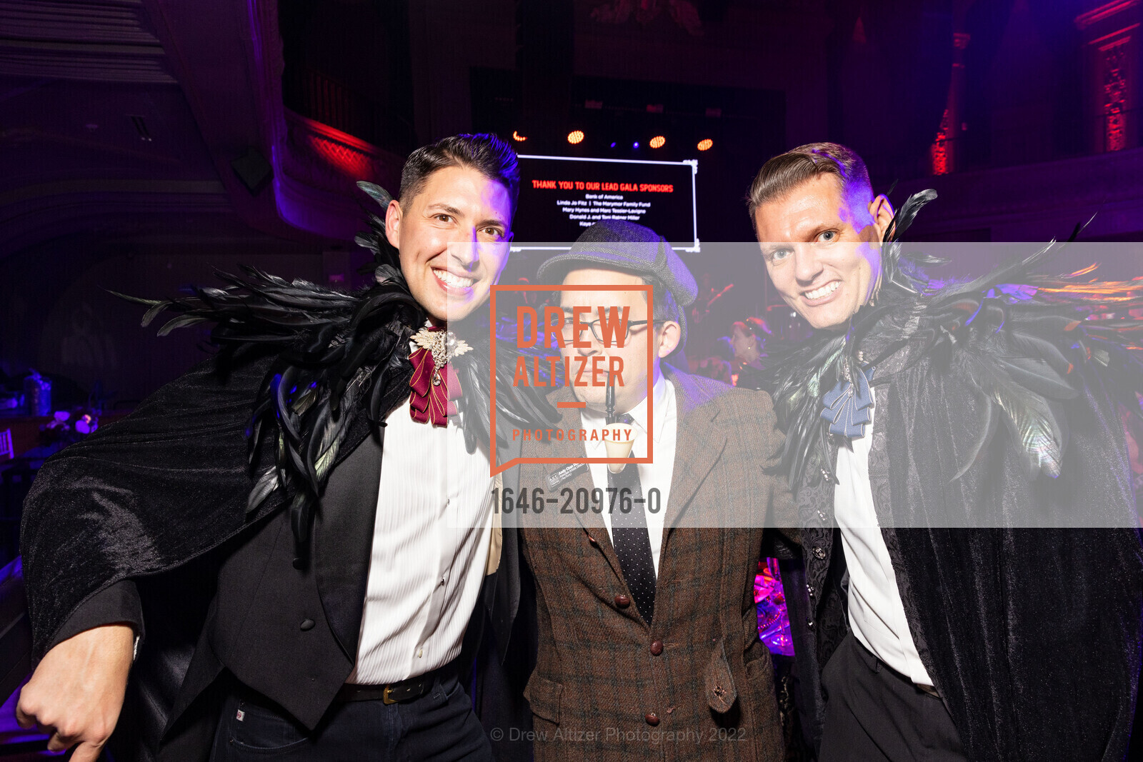 Jesse Eller, Andy Chan Donald, Adam Mischlich, A.C.T All Hallows’ Gala 2022, August Hall. 420 Mason Street, San Francisco, CA 94102 US, October 28th, 2022, Photo #1646-20976-0 Jesse Eller, Andy Chan Donald, Adam Mischlich, Photo #1646-20976-0