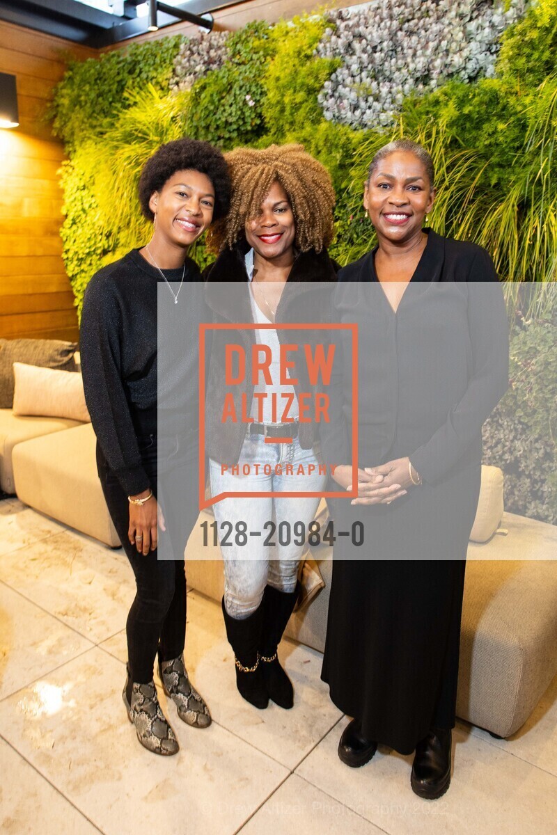 Tess Taylor, Tanya Patterson, Marcia Barrow Taylor, Swearing in Ceremony for Arts Commissioner, Four One Nine. 419 10th St, SF, CA 94103 US, November 1st, 2022, Photo #1128-20984-0 Tess Taylor, Tanya Patterson, Marcia Barrow Taylor, Photo #1128-20984-0