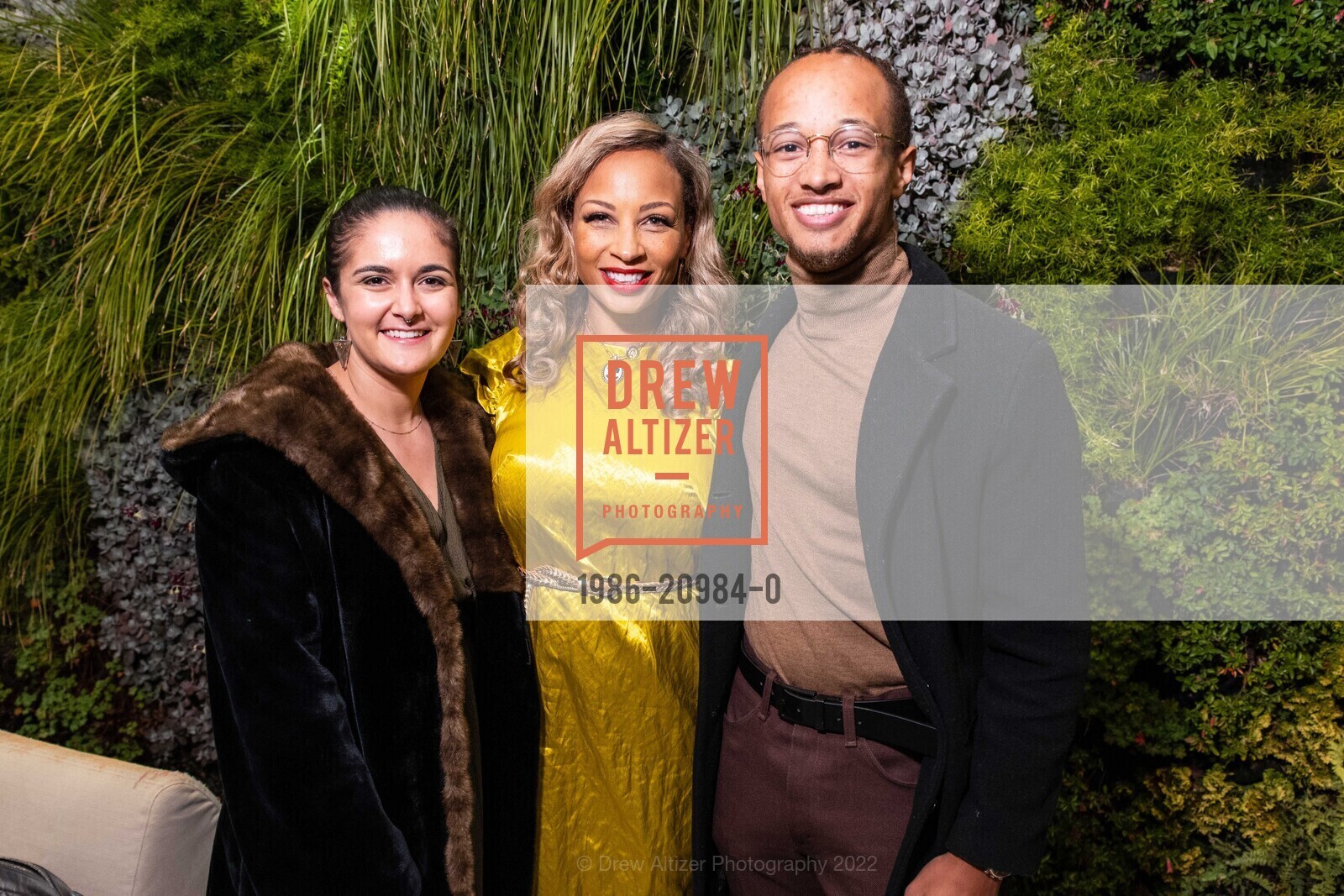 Emily Miller, Jeanne Anyanwu McCoy, Malique Banks, Swearing in Ceremony for Arts Commissioner, Four One Nine. 419 10th St, SF, CA 94103 US, November 1st, 2022, Photo #1986-20984-0 Emily Miller, Jeanne Anyanwu McCoy, Malique Banks, Photo #1986-20984-0