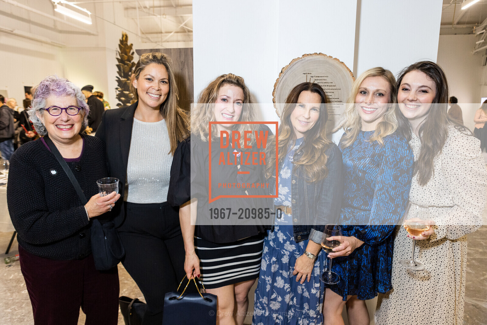 Barbara Paley, Janice Bermudez, Leah Craft, Marilyn Harris, Sarah Brutschy, Marlise Brodder, Tiffany Shlain Opening at SHACK15, Ferry Building. Ferry Building, November 2nd, 2022, Photo #1967-20985-0 Barbara Paley, Janice Bermudez, Leah Craft, Marilyn Harris, Sarah Brutschy, Marlise Brodder, Photo #1967-20985-0