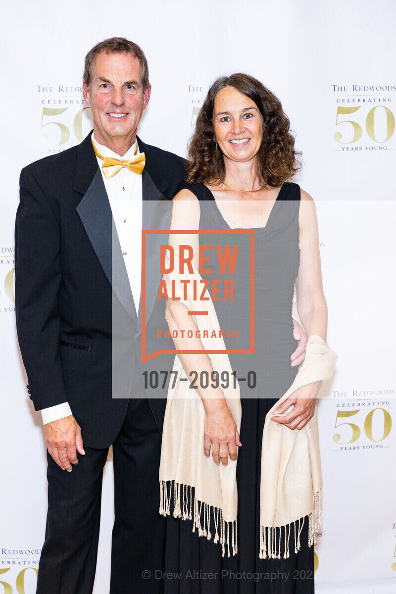 Jim Wickham, Monika Chatelain, The Redwoods Golden 50th Anniversary Gala 2022, The Redwoods - Retirement, Assisted Living and Skilled Nursing. 40 Camino Alto, Mill Valley, CA 94941 US, November 5th, 2022, Photo #1077-20991-0 Jim Wickham, Monika Chatelain, Photo #1077-20991-0