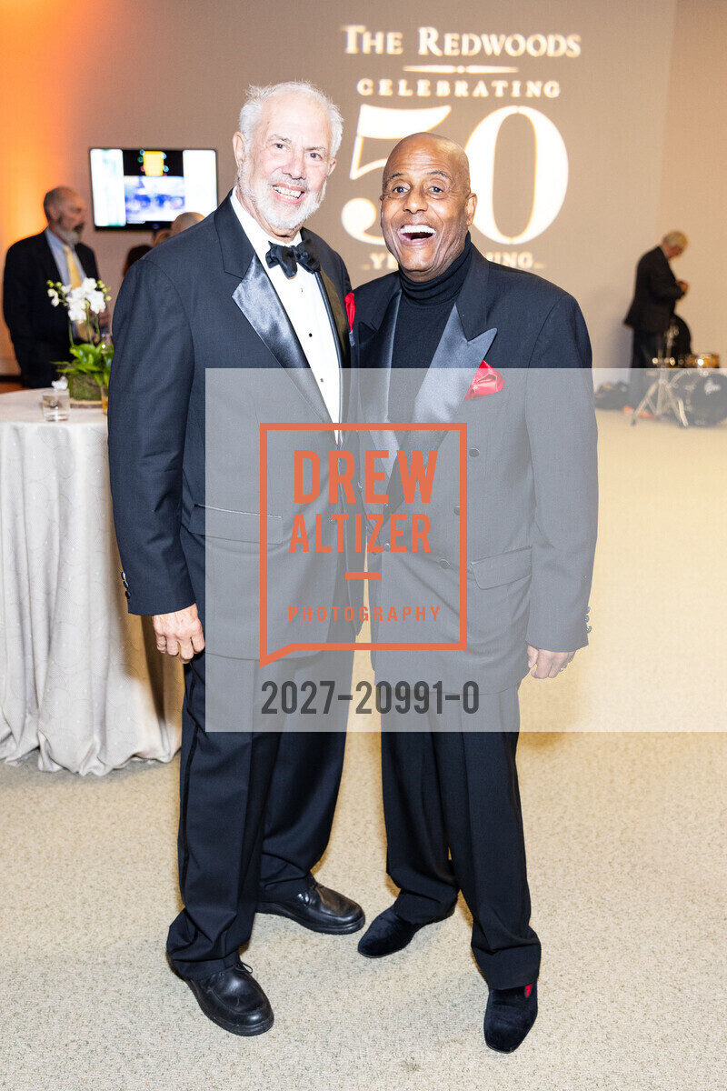 Dick Spotswood, Noah Griffin, The Redwoods Golden 50th Anniversary Gala 2022, The Redwoods - Retirement, Assisted Living and Skilled Nursing. 40 Camino Alto, Mill Valley, CA 94941 US, November 5th, 2022, Photo #2027-20991-0 Dick Spotswood, Noah Griffin, Photo #2027-20991-0