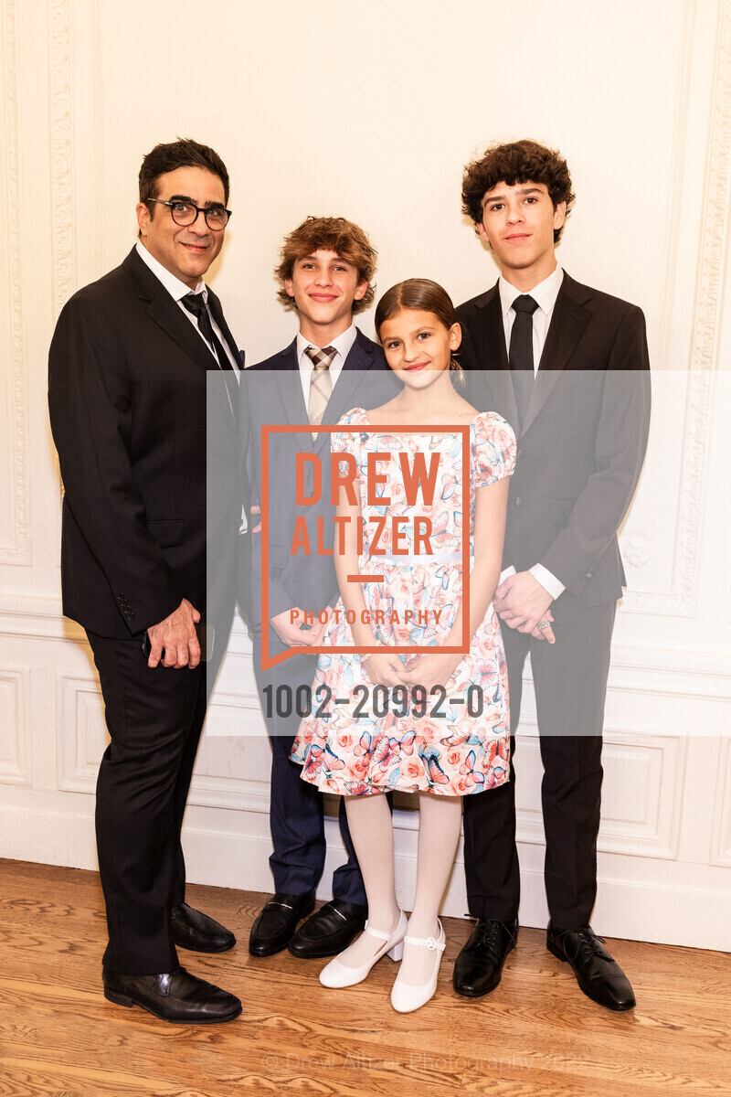 Emanuel Kiriakou, Sam Kiriakou, Cora Kiriakou, Chris Kiriakou, Hellenic Charity Ball 2022, The Palace Hotel, a Luxury Collection Hotel. 2 New Montgomery St, SF, CA 94105 US, November 5th, 2022, Photo #1002-20992-0 Emanuel Kiriakou, Sam Kiriakou, Cora Kiriakou, Chris Kiriakou, Photo #1002-20992-0
