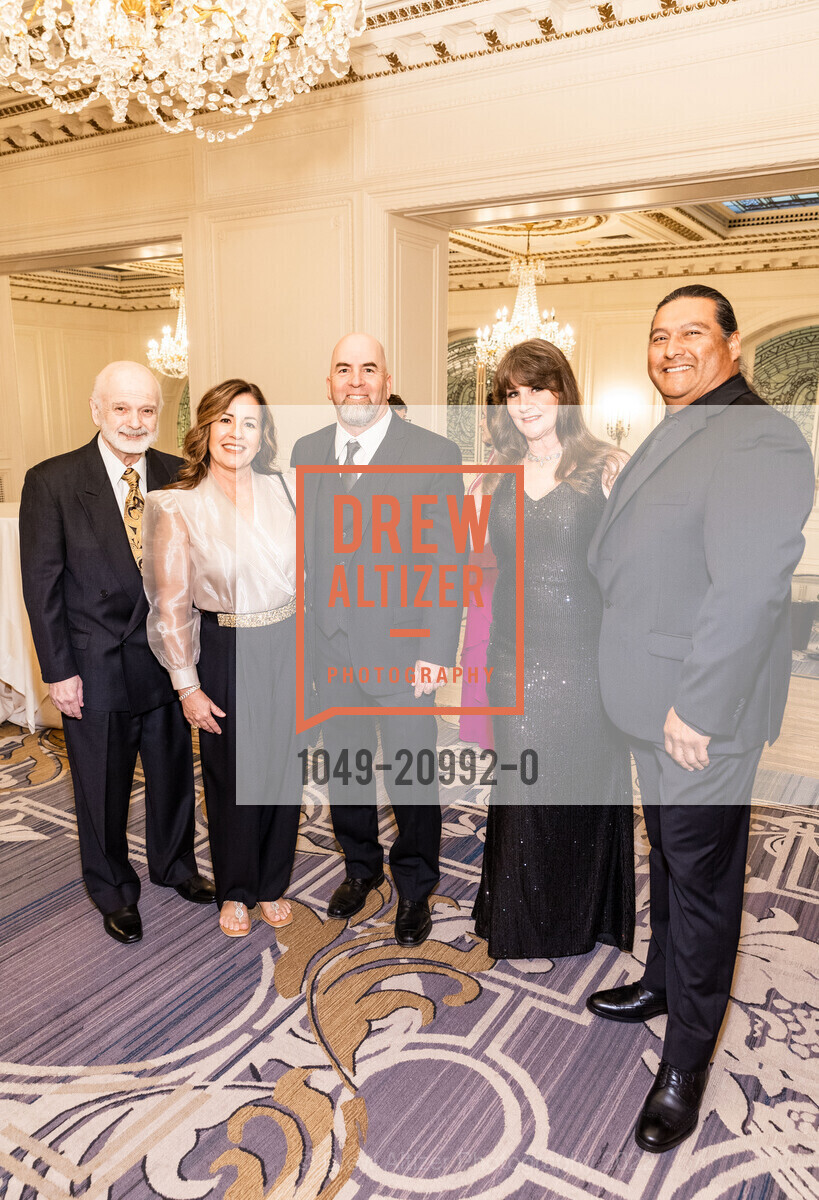 Constantine Scopas, Stephanie Fulton, Nick Scopas Jr., Tracy Munoz, Mark Munoz, Hellenic Charity Ball 2022, The Palace Hotel, a Luxury Collection Hotel. 2 New Montgomery St, SF, CA 94105 US, November 5th, 2022, Photo #1049-20992-0 Constantine Scopas, Stephanie Fulton, Nick Scopas Jr., Tracy Munoz, Mark Munoz, Photo #1049-20992-0