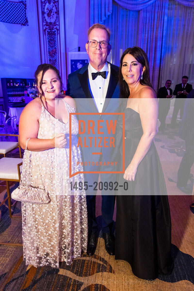 Christine Korkos, Tony Groso, Alexa Korkos, Hellenic Charity Ball 2022, The Palace Hotel, a Luxury Collection Hotel. 2 New Montgomery St, SF, CA 94105 US, November 5th, 2022, Photo #1495-20992-0 Christine Korkos, Tony Groso, Alexa Korkos, Photo #1495-20992-0
