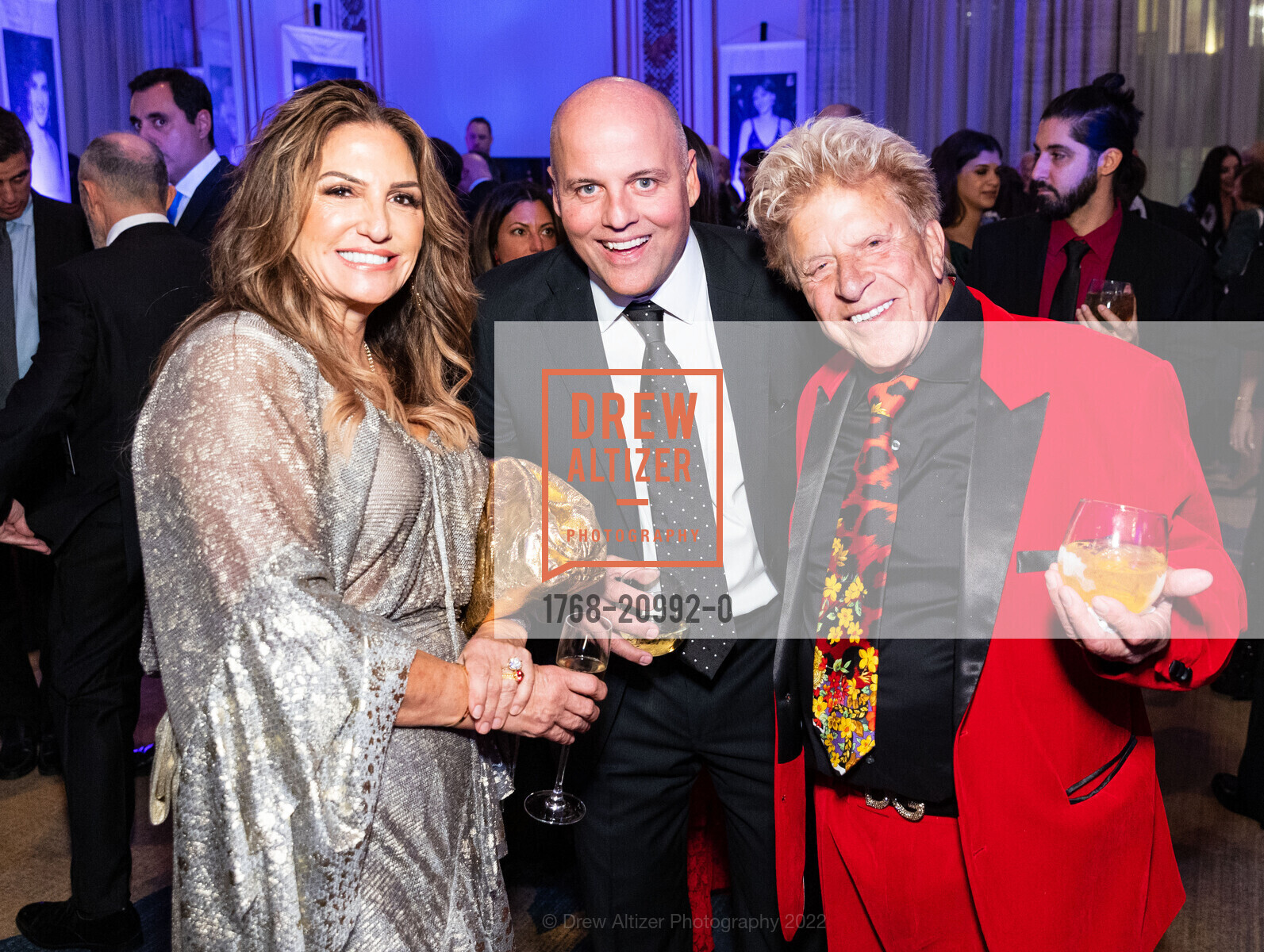 Lisa Douglas, Jimmy Demertzis, Michael Douglas, Hellenic Charity Ball 2022, The Palace Hotel, a Luxury Collection Hotel. 2 New Montgomery St, SF, CA 94105 US, November 5th, 2022, Photo #1768-20992-0 Lisa Douglas, Jimmy Demertzis, Michael Douglas, Photo #1768-20992-0