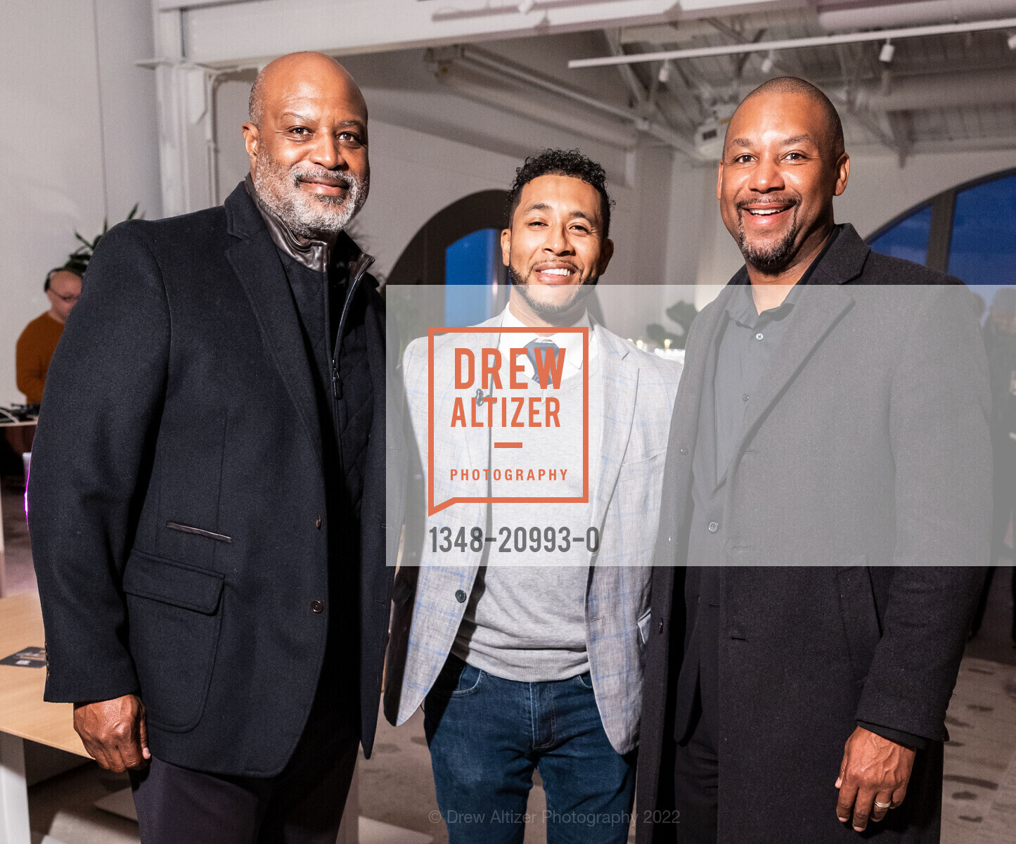 Dwayne Jones, Randy Seriguchi, Shamann Walton, Urban Ed Gala, SHACK15. SF, CA 94111 US, November 5th, 2022, Photo #1348-20993-0 Dwayne Jones, Randy Seriguchi, Shamann Walton, Photo #1348-20993-0