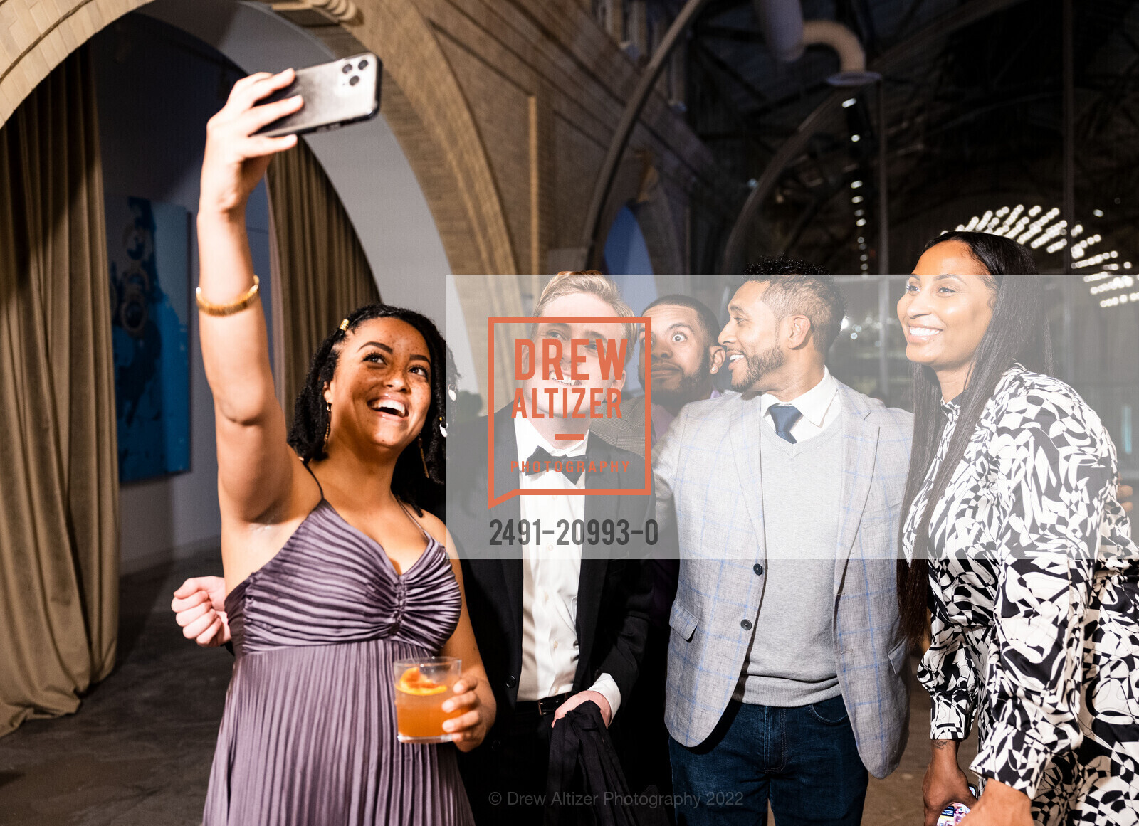 Brieana Johnson, Trent Kravitz, Debon Maynard, Randy Seriguchi, Rachel Roberts, Urban Ed Gala, SHACK15. SF, CA 94111 US, November 5th, 2022, Photo #2491-20993-0 Brieana Johnson, Trent Kravitz, Debon Maynard, Randy Seriguchi, Rachel Roberts, Photo #2491-20993-0