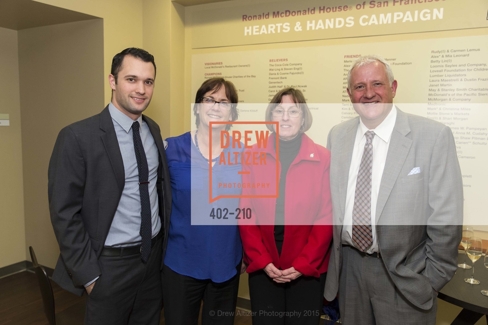 Conrad Freeman, Lee Ann Freeman, Kimberly Byrne, Con Freeman, Ronald McDonald House of San Francisco - Donor Appreciation Reception, UCSF Benioff Children's Hospital San Francisco, January 20th, 2015,Drew Altizer, Drew Altizer Photography, full-service event agency, private events, San Francisco photographer, photographer California