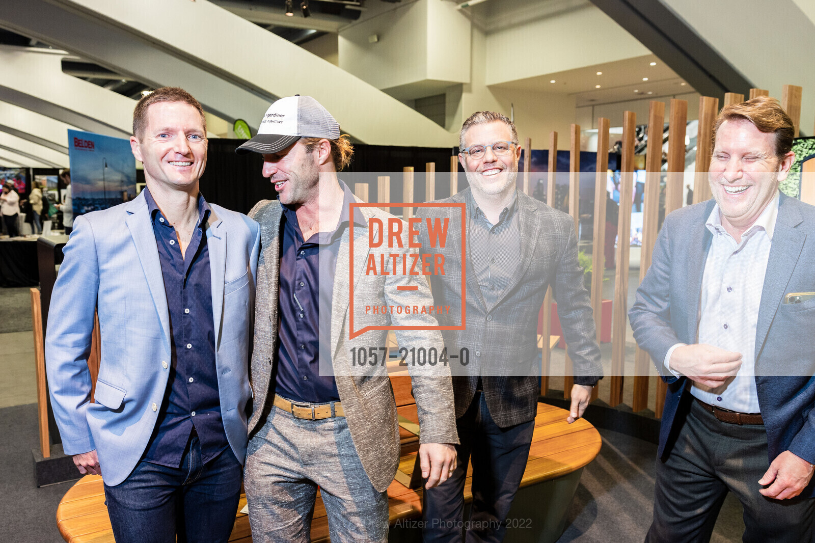 JJ Blaiklock (Botton Gardiner), Angus Blaiklock (Botton Gardiner), Paul Martus (Botton Gardiner), Jamie May (Botton Gardiner), Botton + Gardiner at American Society of Landscape Architects Expo 2022, Moscone Center. 747 Howard St, SF, CA 94103 US, November 12th, 2022, Photo #1057-21004-0 JJ Blaiklock (Botton Gardiner), Angus Blaiklock (Botton Gardiner), Paul Martus (Botton Gardiner), Jamie May (Botton Gardiner), Photo #1057-21004-0