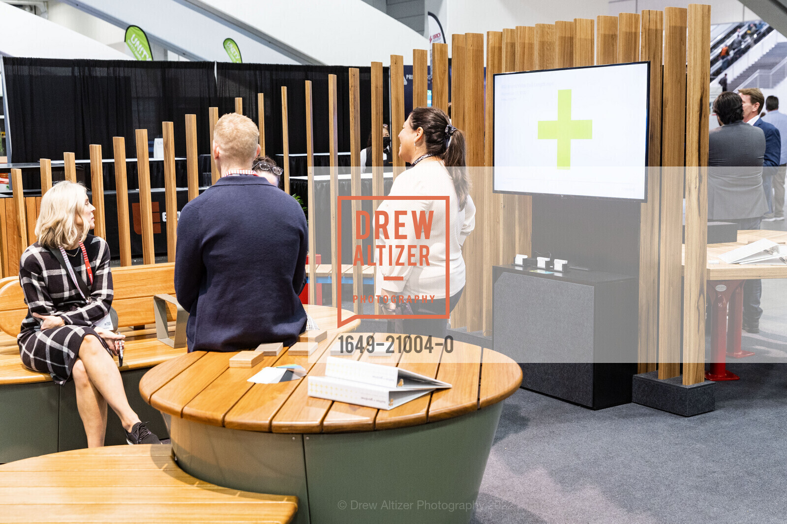 Molly Corley (Professional Contract Resources), Bryan Corley (Professional Contract Resources), Nicole Meenan (MJB Corporation), Botton + Gardiner at American Society of Landscape Architects Expo 2022, Moscone Center. 747 Howard St, SF, CA 94103 US, November 12th, 2022, Photo #1649-21004-0 Molly Corley (Professional Contract Resources), Bryan Corley (Professional Contract Resources), Nicole Meenan (MJB Corporation), Photo #1649-21004-0