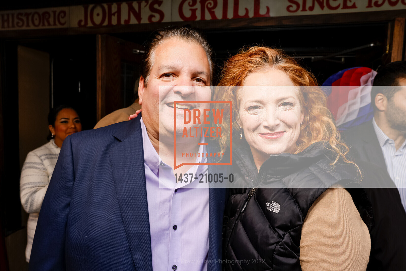 John Konstin, Tara Moriarty, John's Grill Election Day Luncheon 2022, John's Grill, November 8th, 2022, Photo #1437-21005-0 John Konstin, Tara Moriarty, Photo #1437-21005-0