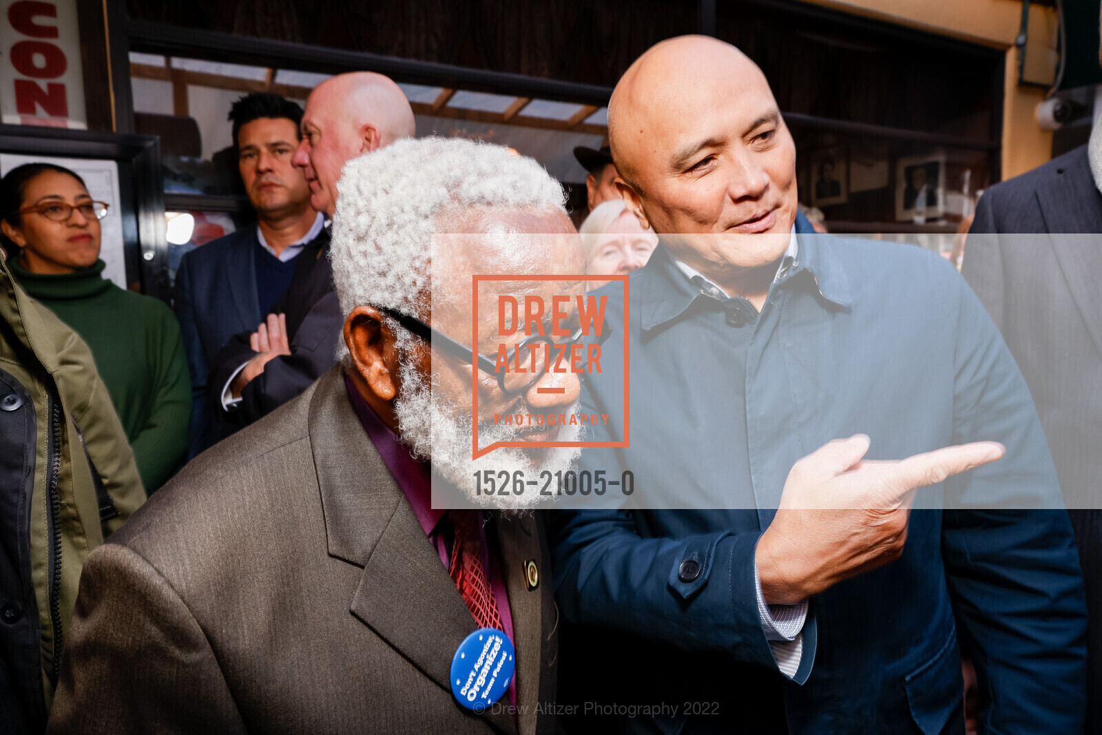 Toye Moses, Rex Tabora, John's Grill Election Day Luncheon 2022, John's Grill, November 8th, 2022, Photo #1526-21005-0 Toye Moses, Rex Tabora, Photo #1526-21005-0