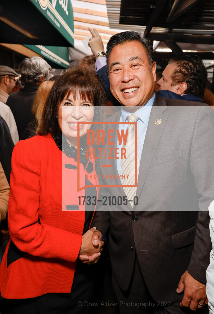 Jackie Speier, Paul Miyamoto, John's Grill Election Day Luncheon 2022, John's Grill, November 8th, 2022, Photo #1733-21005-0 Jackie Speier, Paul Miyamoto, Photo #1733-21005-0