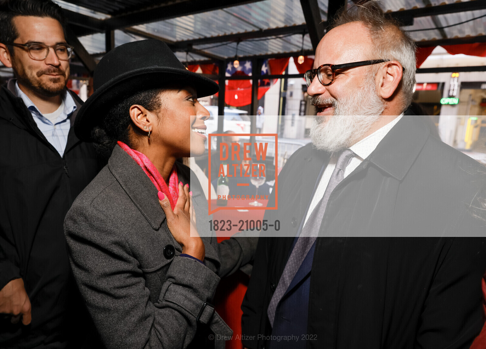 Malia Cohen, Mike Ceran, John's Grill Election Day Luncheon 2022, John's Grill, November 8th, 2022, Photo #1823-21005-0 Malia Cohen, Mike Ceran, Photo #1823-21005-0