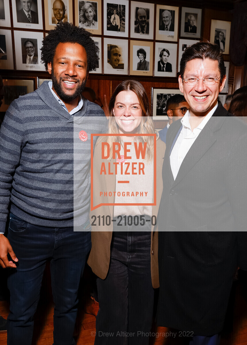 Theo Ellington, Caitlyn O'Neil, Joaquín Torres, John's Grill Election Day Luncheon 2022, John's Grill, November 8th, 2022, Photo #2110-21005-0 Theo Ellington, Caitlyn O'Neil, Joaquín Torres, Photo #2110-21005-0