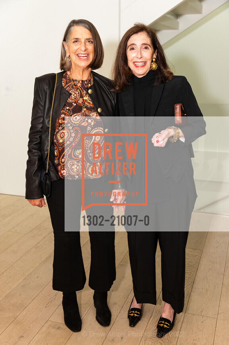 Patricia Denner, Eileen Michael, Berggruen Gallery Opening, Berggruen Gallery. 10 Hawthorne St, November 10th, 2022, Photo #1302-21007-0 Patricia Denner, Eileen Michael, Photo #1302-21007-0