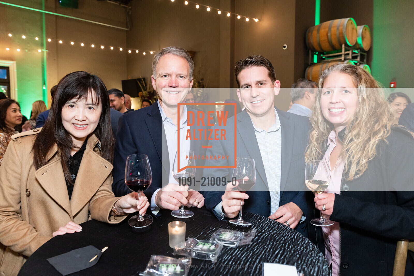 Mandy Yang, Dan Hudgens, Justin Yahr, Mary Erginsoy, Deloitte Fast 500, Domenico Winery. 1697 Industrial Rd, San Carlos, CA 94070 US, November 15th, 2022, Photo #1091-21009-0 Mandy Yang, Dan Hudgens, Justin Yahr, Mary Erginsoy, Photo #1091-21009-0