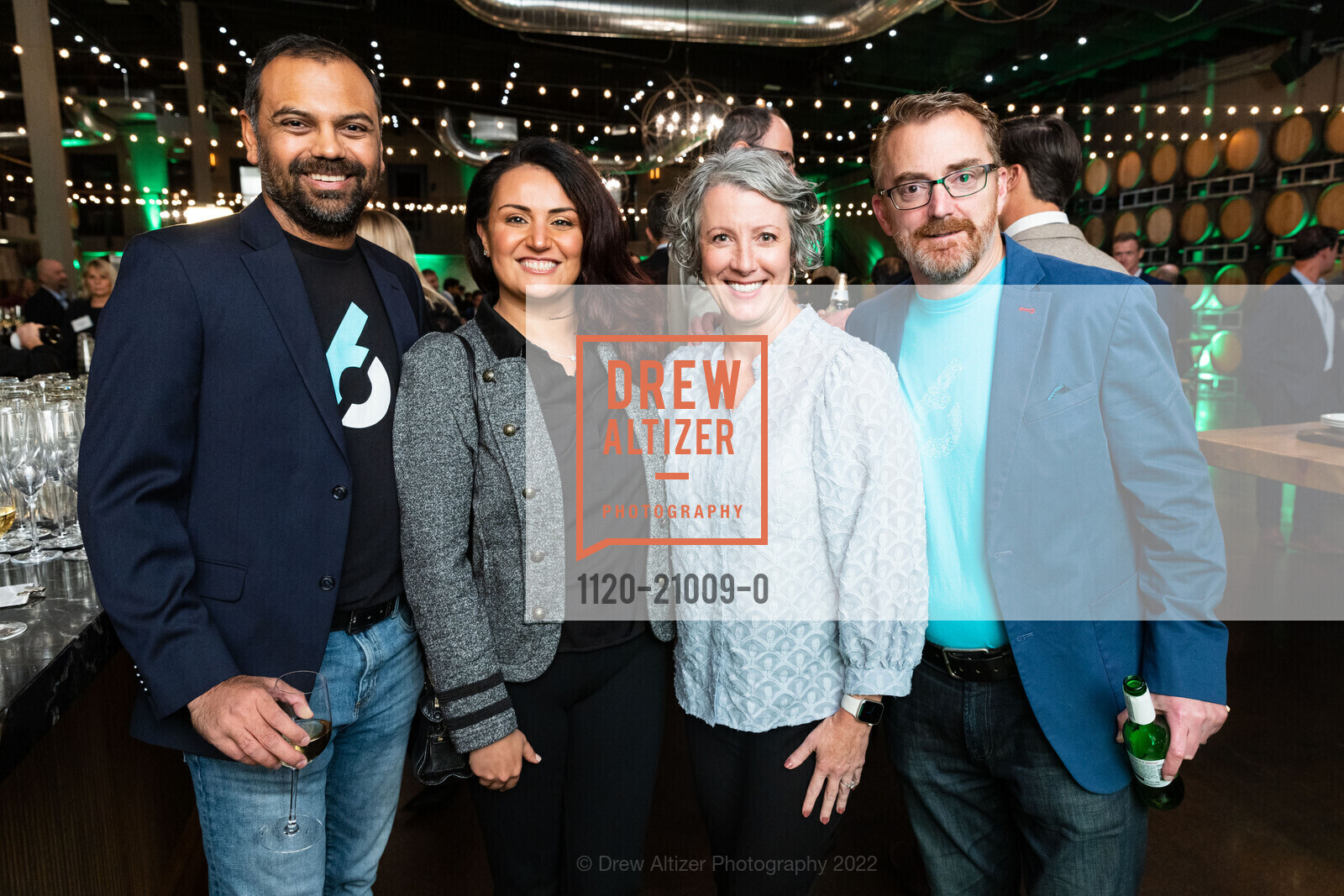 Premal Shah, Samira Golsefid, Gina Rau, Brian Wise, Deloitte Fast 500, Domenico Winery. 1697 Industrial Rd, San Carlos, CA 94070 US, November 15th, 2022, Photo #1120-21009-0 Premal Shah, Samira Golsefid, Gina Rau, Brian Wise, Photo #1120-21009-0