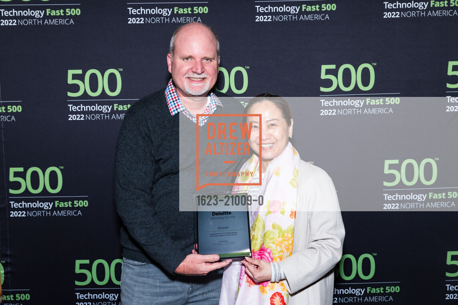 Jason Klein, Tiffany Tran, Deloitte Fast 500, Domenico Winery. 1697 Industrial Rd, San Carlos, CA 94070 US, November 15th, 2022, Photo #1623-21009-0 Jason Klein, Tiffany Tran, Photo #1623-21009-0