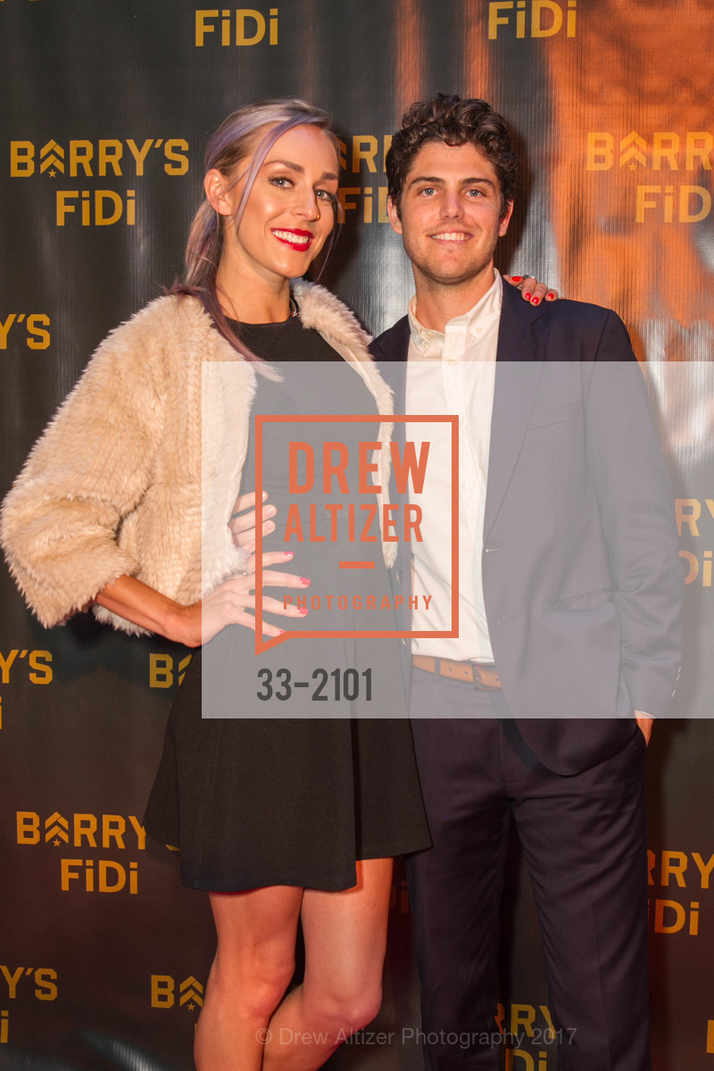 Nichole Peterson, Jonathan Cabin, Barry’s FiDi VIP Grand Opening Party, Barry's FIDI. 333 Bush Street, April 27th, 2017, Photo #33-2101 Nichole Peterson, Jonathan Cabin, Photo #33-2101