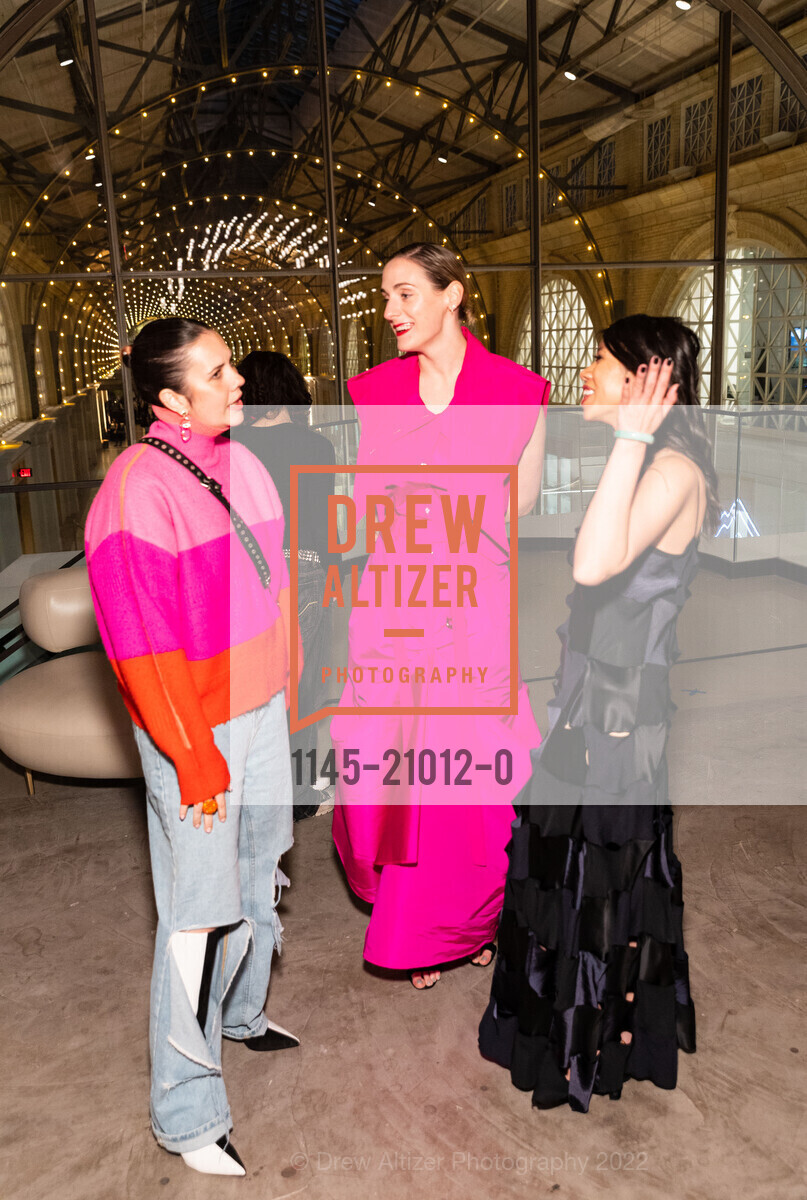 Alexandra Tyson, Christina Ripley, Marie Nguyen, McMullen 15th Anniversary Party and Fashion Presentation, SHACK15. SHACK15 @ SF, CA 94111 US, November 17th, 2022, Photo #1145-21012-0 Alexandra Tyson, Christina Ripley, Marie Nguyen, Photo #1145-21012-0