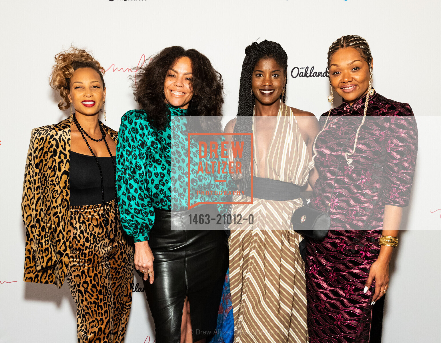 Jeanne Anyanwu McCoy, Melina Jones, Tyra Fennell, Charlese Banks, McMullen 15th Anniversary Party and Fashion Presentation, SHACK15. SHACK15 @ SF, CA 94111 US, November 17th, 2022, Photo #1463-21012-0 Jeanne Anyanwu McCoy, Melina Jones, Tyra Fennell, Charlese Banks, Photo #1463-21012-0