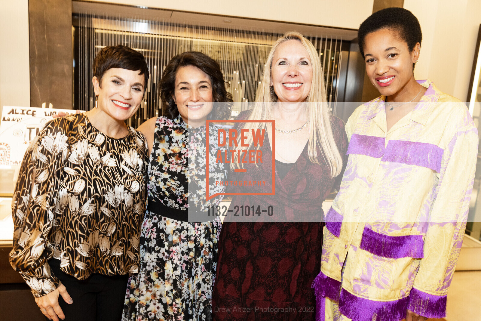 Julie Castin, Luciana Bonifacio, Chloe Chambers, Tamu McPherson, BVLGARI hosts Save The Children, BVLGARI. 200 Stockton St, SF, CA 94108 US, November 17th, 2022, Photo #1132-21014-0 Julie Castin, Luciana Bonifacio, Chloe Chambers, Tamu McPherson, Photo #1132-21014-0