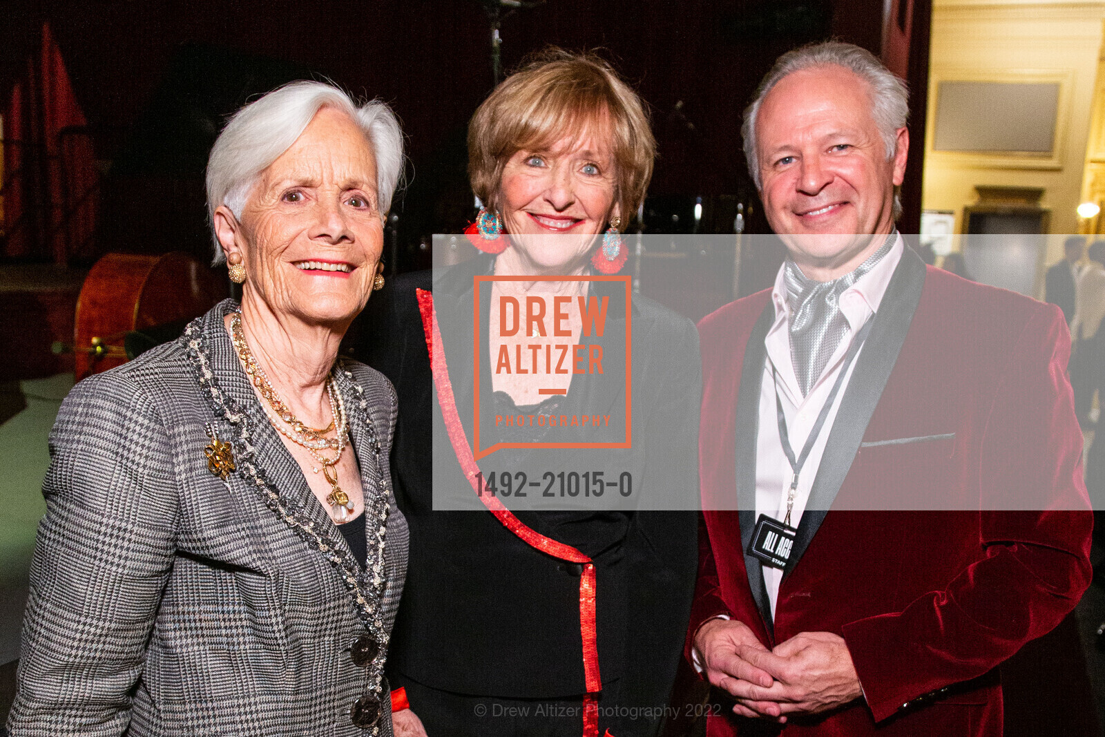 Nancy Montgomery, Frederica von Stade, Nic Meredith, SFCM Fourth Hall with Yuja Wang, 1 Jones Street, CA 94102 US. The Hibernia Bank Building @ The Hibernia Bank Building, November 17th, 2022, Photo #1492-21015-0 Nancy Montgomery, Frederica von Stade, Nic Meredith, Photo #1492-21015-0
