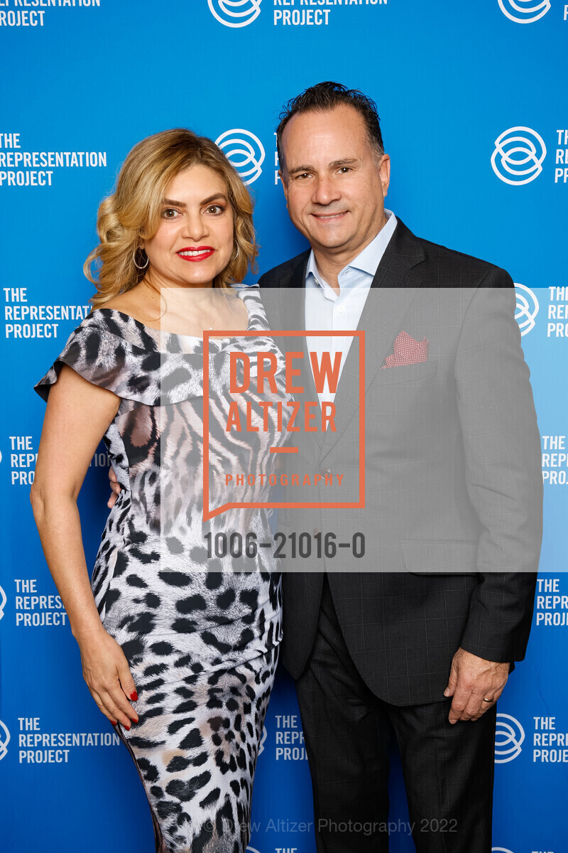 Susan Santana, Bert Gomez, Representation Project's Flip The Script gala 2022, Ferry Building. SF, CA 94105 US, November 17th, 2022, Photo #1006-21016-0 Susan Santana, Bert Gomez, Photo #1006-21016-0