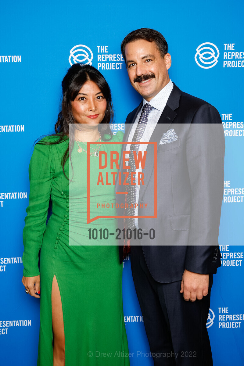 Sarah Villareal, Tim Perry, Representation Project's Flip The Script gala 2022, Ferry Building. SF, CA 94105 US, November 17th, 2022, Photo #1010-21016-0 Sarah Villareal, Tim Perry, Photo #1010-21016-0