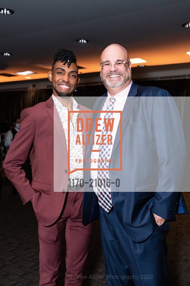 Trey Davis, Marc Blakeman, Representation Project's Flip The Script gala 2022, Ferry Building. SF, CA 94105 US, November 17th, 2022, Photo #1170-21016-0 Trey Davis, Marc Blakeman, Photo #1170-21016-0