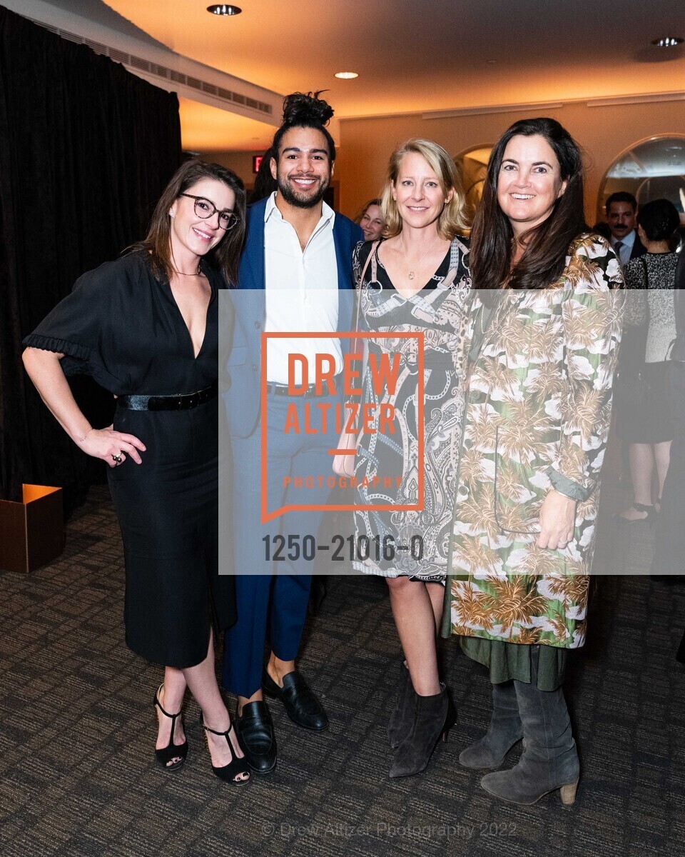 Amy Soper, Armand Fernandez, Camilla Field, Georgina Enthoven, Representation Project's Flip The Script gala 2022, Ferry Building. SF, CA 94105 US, November 17th, 2022, Photo #1250-21016-0 Amy Soper, Armand Fernandez, Camilla Field, Georgina Enthoven, Photo #1250-21016-0
