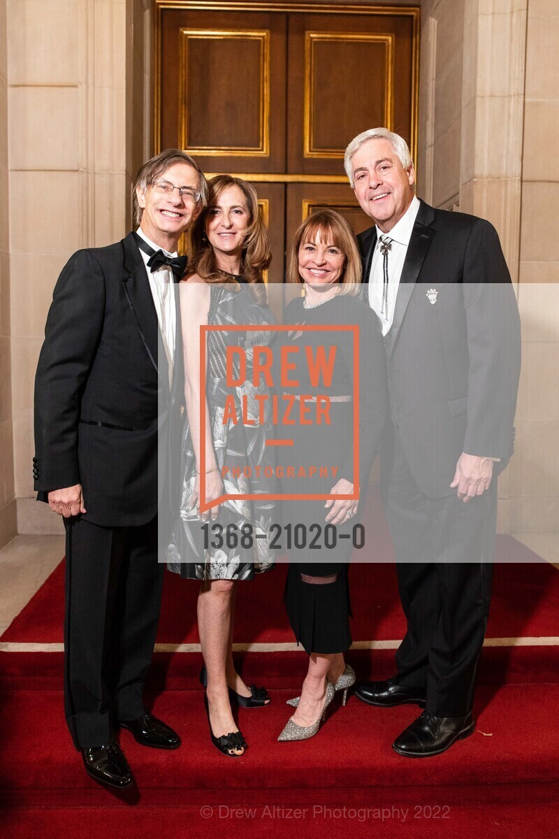 Rupert Russell, Sylvia Russell, Marcia Skall, Michael Skall, San Francisco Opera Guild's Evening on The Stage 2022, Opera House. 401 Van Ness Avenue, November 29th, 2022, Photo #1368-21020-0 Rupert Russell, Sylvia Russell, Marcia Skall, Michael Skall, Photo #1368-21020-0
