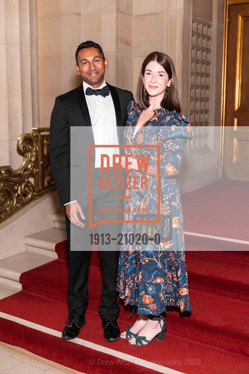 Rohan Ganesh, Eliza Ganesh, San Francisco Opera Guild's Evening on The Stage 2022, Opera House. 401 Van Ness Avenue, November 29th, 2022, Photo #1913-21020-0 Rohan Ganesh, Eliza Ganesh, Photo #1913-21020-0