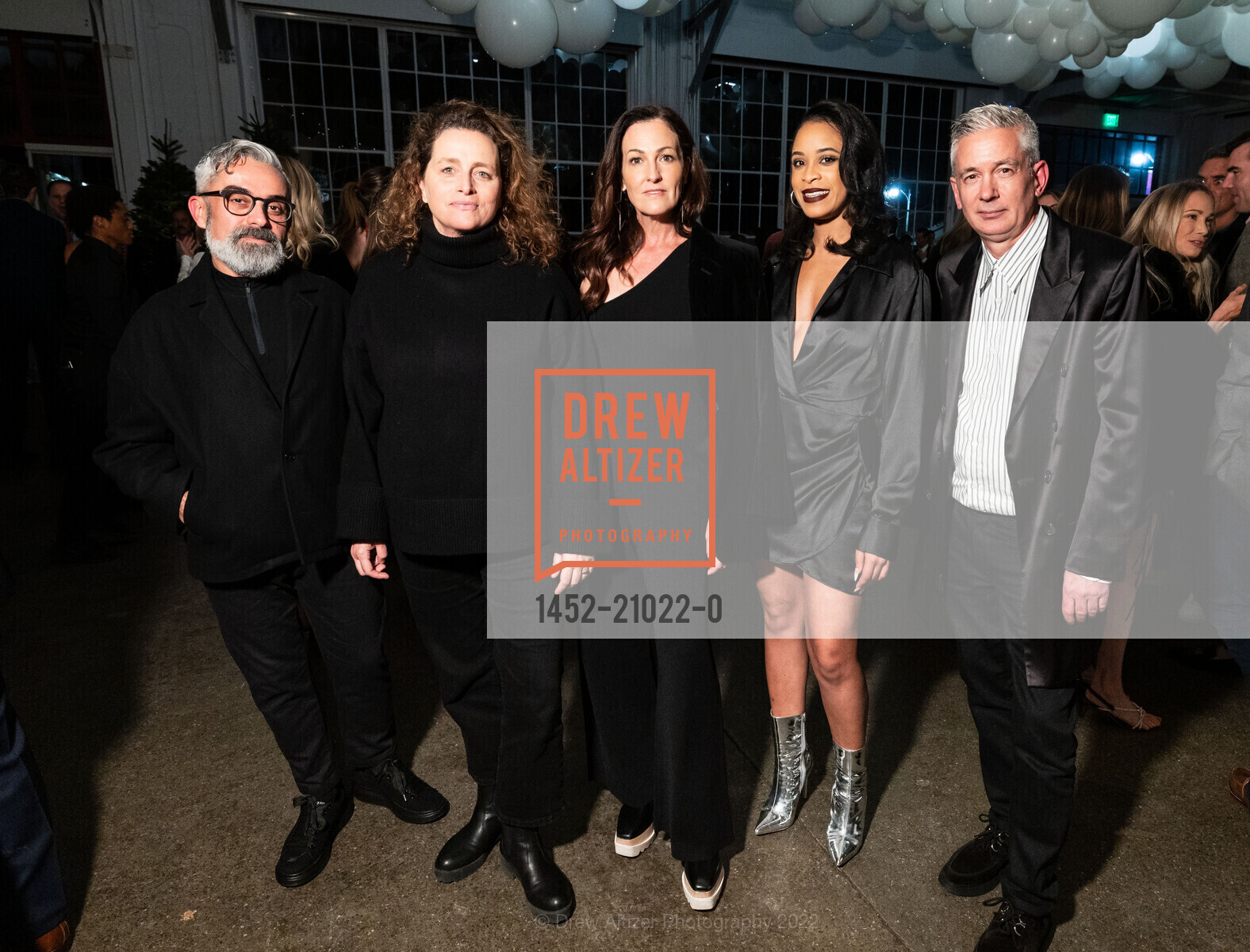 Marco Zamora, Ana Seabra-Gomes, Nicole Hollis, Whitney Robinson, Todd Richards, Children of Shelters Jingle Mingle 2022, Gallery 308. 2 Marina Blvd, SF, CA 94123 US, December 1st, 2022, Photo #1452-21022-0 Marco Zamora, Ana Seabra-Gomes, Nicole Hollis, Whitney Robinson, Todd Richards, Photo #1452-21022-0