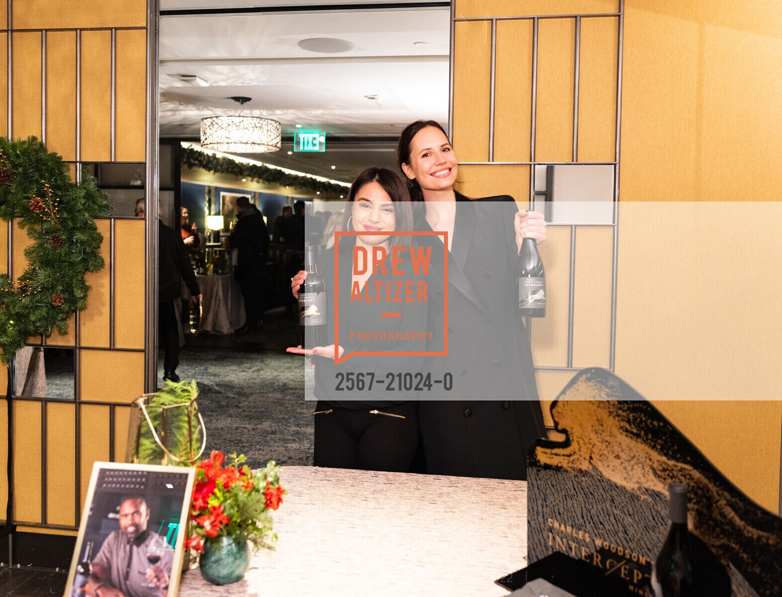 Laura Romero, Olivia Schonewise, Ronnie and Karen Lott All Stars Helping Kids Holiday Event 2022, The Vault. 555 California St, SF, CA 94104 US, December 2nd, 2022, Photo #2567-21024-0 Laura Romero, Olivia Schonewise, Photo #2567-21024-0