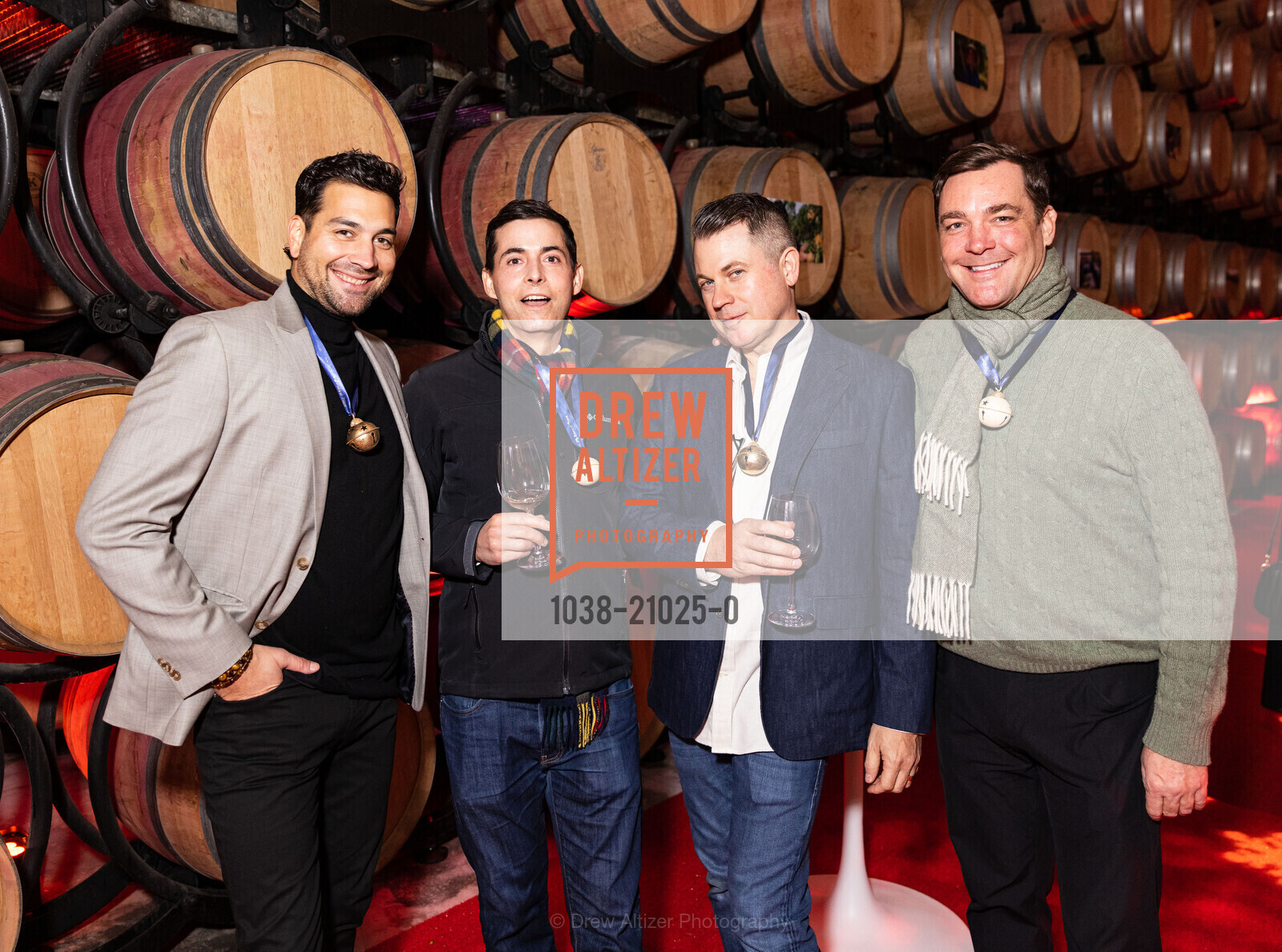 Daniel Senecka, Charles Gibson, Christopher Busick, Jack Ryder, Festival of the Bells in support of Roots of Peace, Grgich Hills Estate. 1829 St Helena Hwy, Rutherford, CA 94573 US, Photo #1038-21025-0 Daniel Senecka, Charles Gibson, Christopher Busick, Jack Ryder, Photo #1038-21025-0