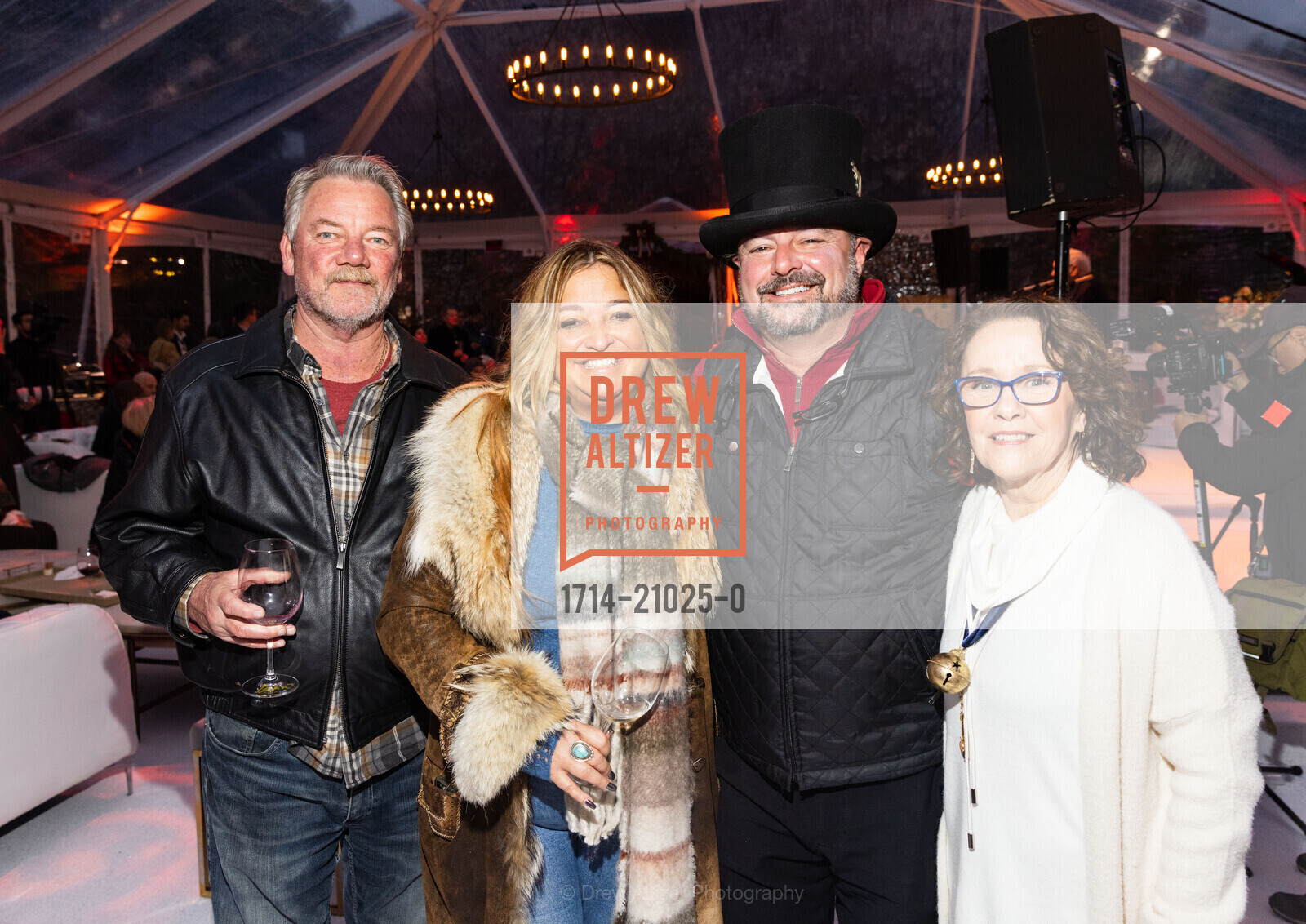 Lance Munson, Angela Duerr, David Aten, Sally Camm, Festival of the Bells in support of Roots of Peace, Grgich Hills Estate. 1829 St Helena Hwy, Rutherford, CA 94573 US, Photo #1714-21025-0 Lance Munson, Angela Duerr, David Aten, Sally Camm, Photo #1714-21025-0