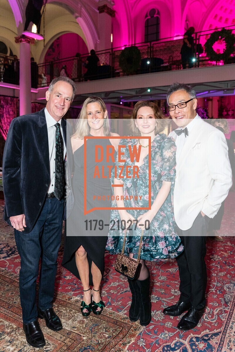Jack Pendleton, Natalie Rome, Derrick Chin, Monica May, Holiday Hob Nob benefiting St. Francis Foundation 2022, Saint Joseph’s Arts Society. 1401 Howard St, SF, CA 94103 US, December 3rd, 2022, Photo #1179-21027-0 Jack Pendleton, Natalie Rome, Derrick Chin, Monica May, Photo #1179-21027-0