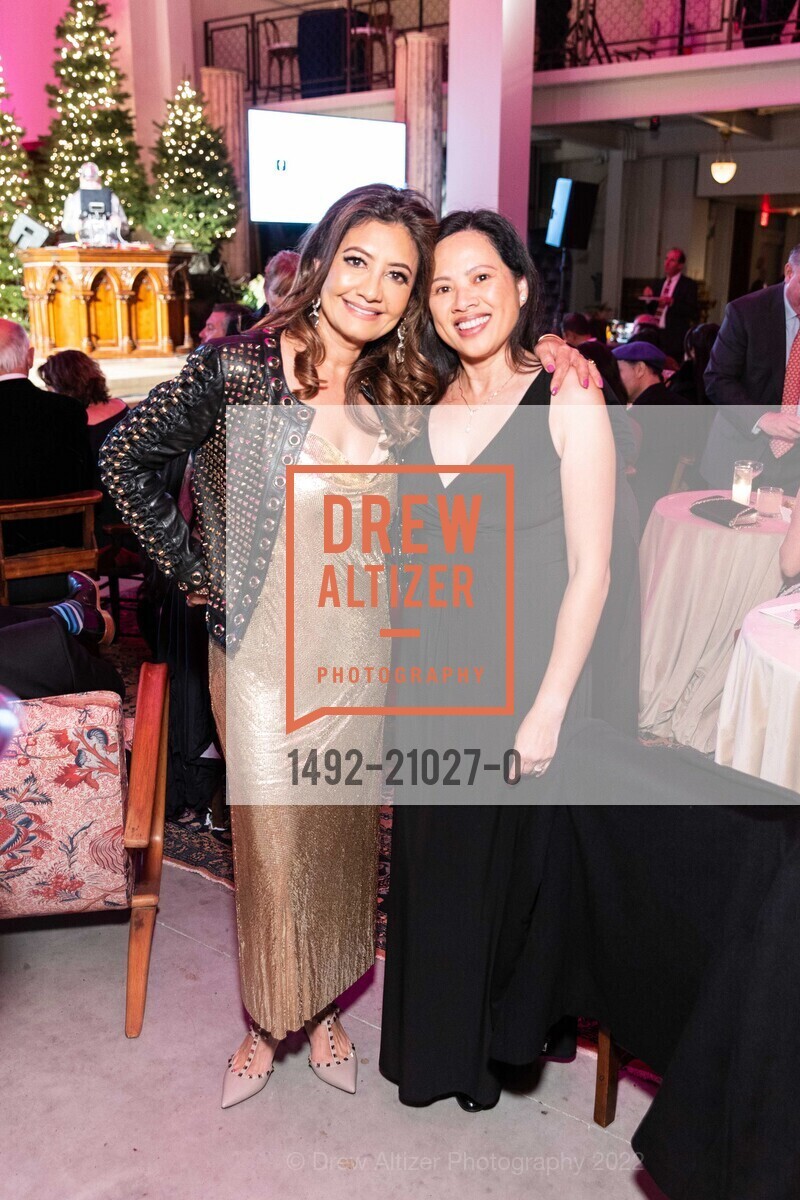Sarita Satpathy, Regina Truong, Holiday Hob Nob benefiting St. Francis Foundation 2022, Saint Joseph’s Arts Society. 1401 Howard St, SF, CA 94103 US, December 3rd, 2022, Photo #1492-21027-0 Sarita Satpathy, Regina Truong, Photo #1492-21027-0