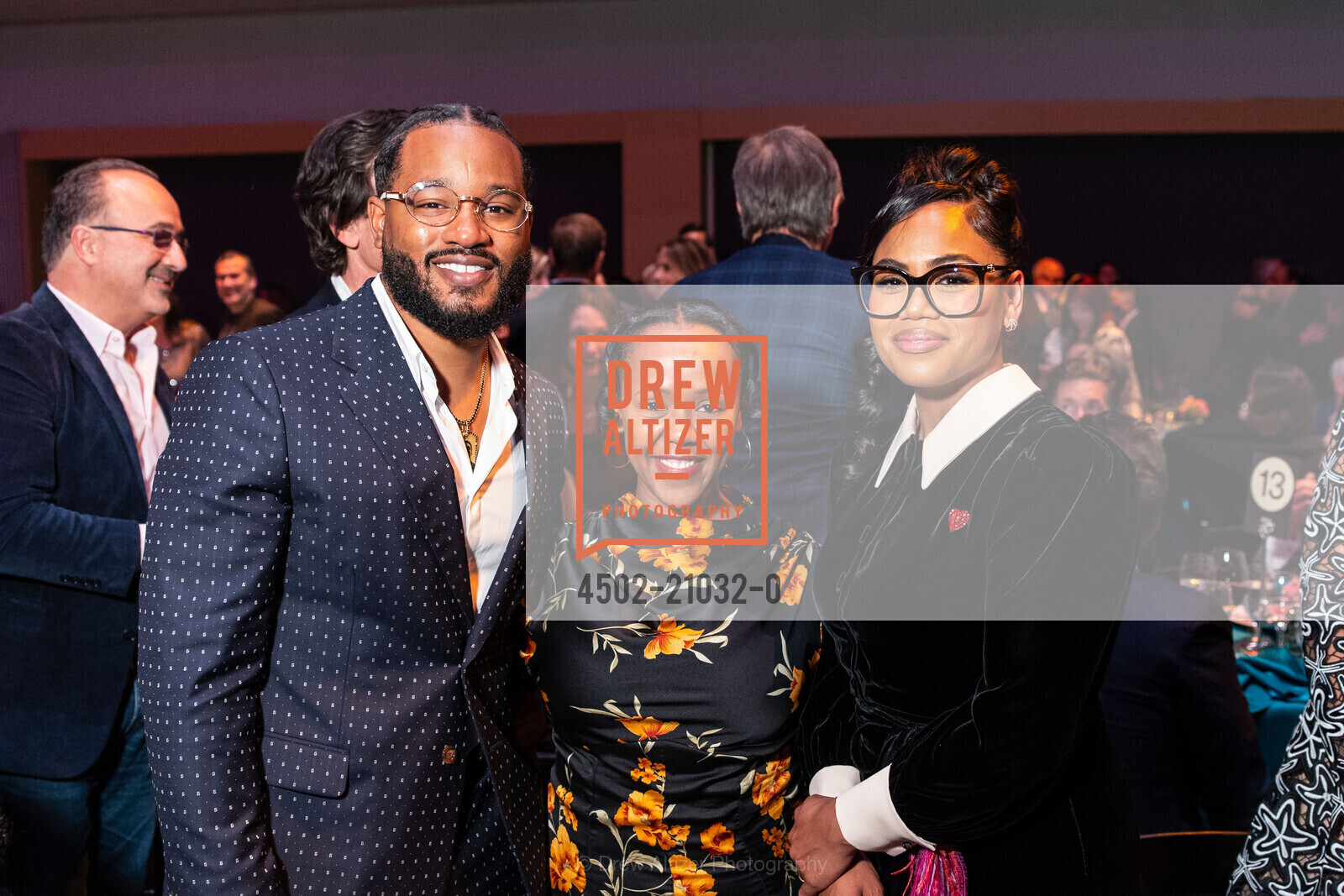 Ryan Coogler, Faye McDonald, Zinzi Evans, SFFILM Awards 2022 Honoring Margot Robbie, Ryan Coogler, Stephanie Hsu and Sarah Polley, Yerba Buena Center for The Arts, Photo #4502-21032-0 Ryan Coogler, Faye McDonald, Zinzi Evans, Photo #4502-21032-0