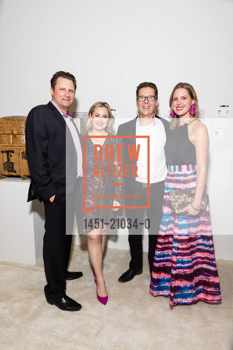 Gabe Esposto, Courtney Esposto, Kevin Koski, Kelly Koski, Museum of Craft and Design's Art for All Mirror Ball Benefit and Auction 2022, Museum of Craft and Design, December 6th, 2022, Photo #1451-21034-0 Gabe Esposto, Courtney Esposto, Kevin Koski, Kelly Koski, Photo #1451-21034-0